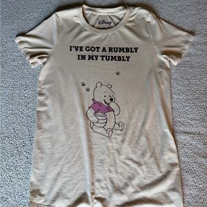 Disney Winnie the Pooh “Rumbly in My Tumbly” Graphic Tee Youth Large 12-14